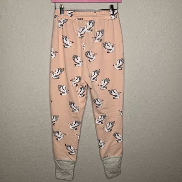 MINKPINK Joggers with Pockets Swan Print - Picture 4 of 5